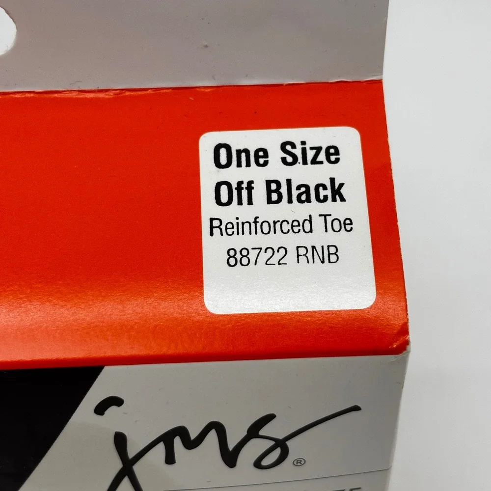Just My Size JMS 4 Pair Value Pack Knee Highs Off Black Reinforced Toe 88722 RNB